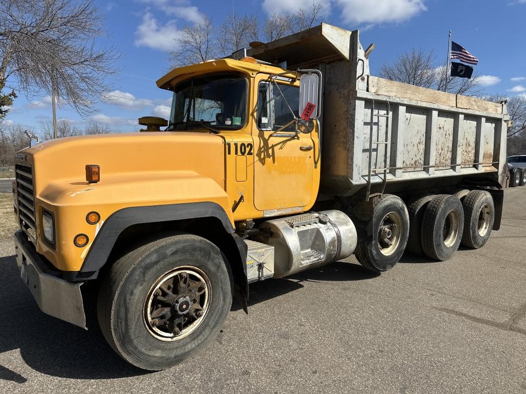 1996 Mack Tri Axle Dump Truck