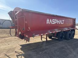 2010 Hilbilt Frameless 26’ End Dump Trailer