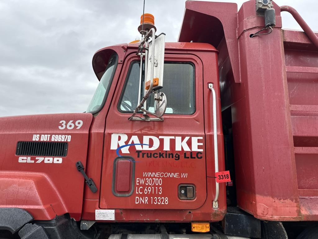 2001 Mack Cl713 Quad Axle Dump Truck