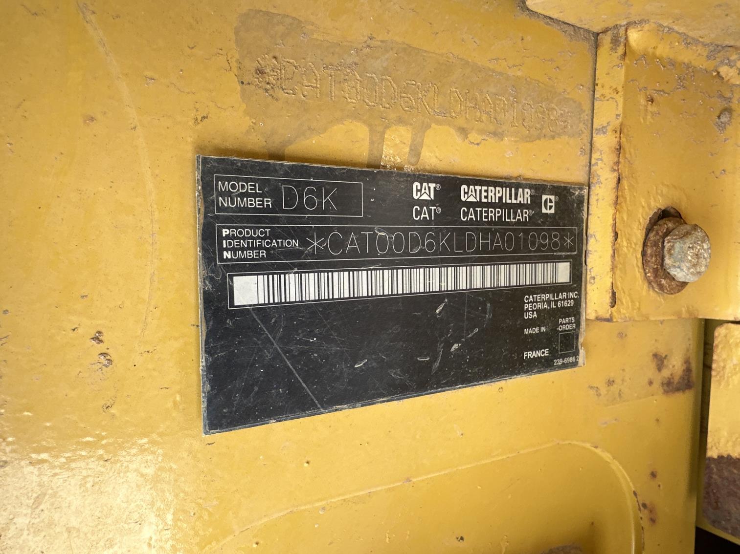 2009 Caterpillar D6k Lgp Dozer