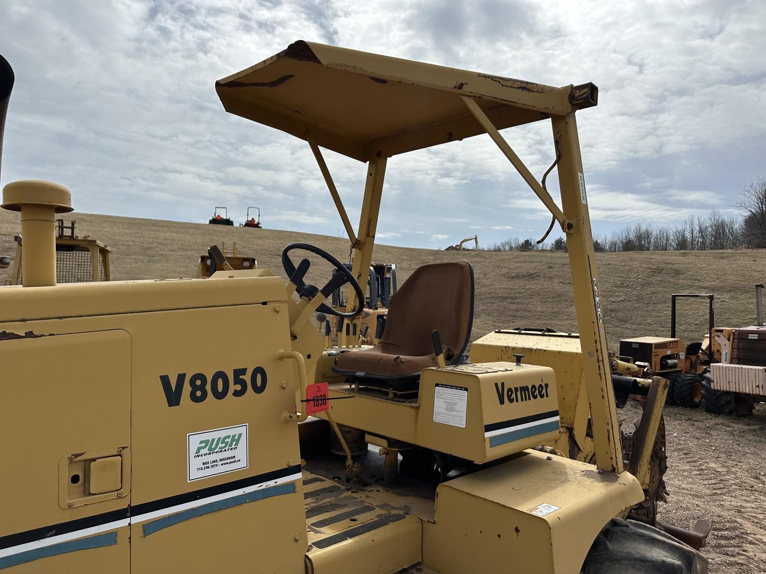 Vermeer V8050 Trencher
