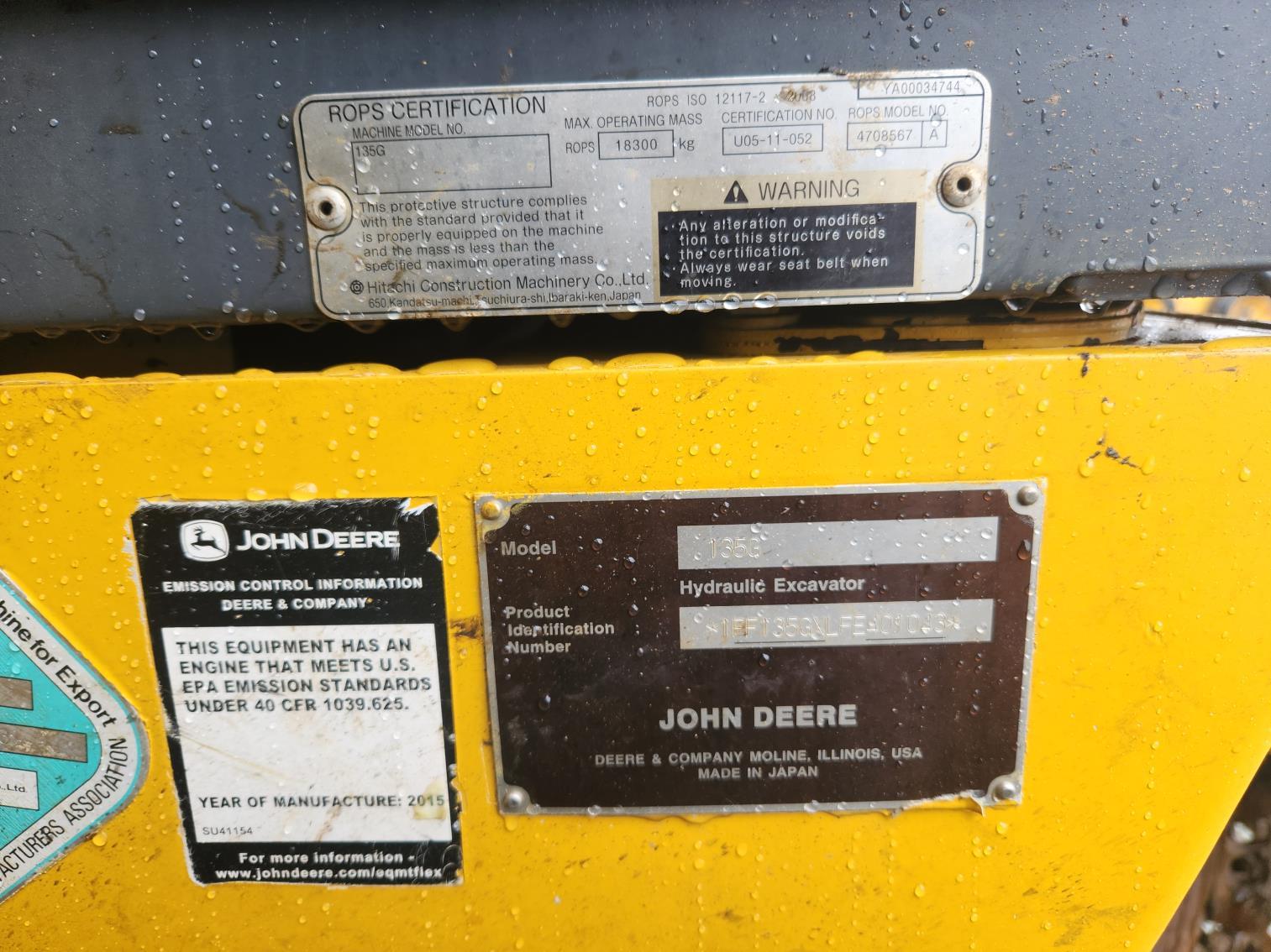 Deere 135 G Excavator