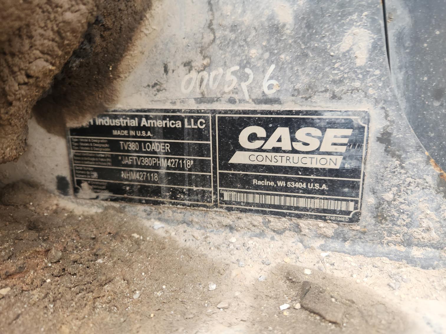 2017 Case Tv380 Tracked Skid Steer