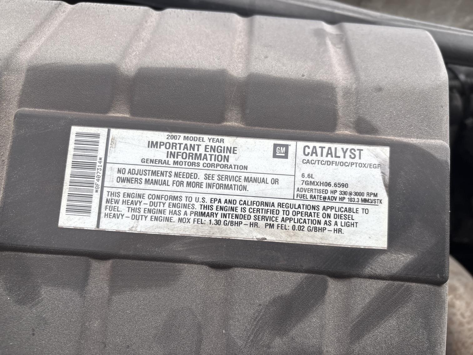 2008 Chevrolet Kodiak 4500 Cab Chassis