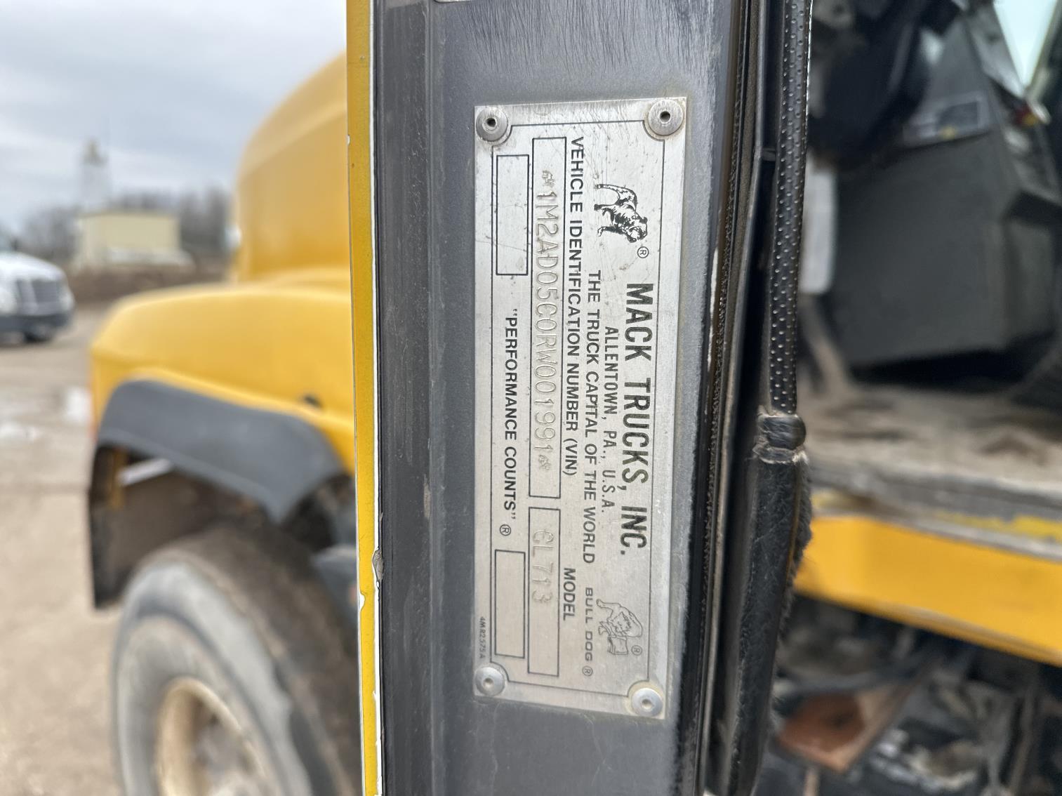 1994 Mack Cl713 Quad Axle Dump Truck