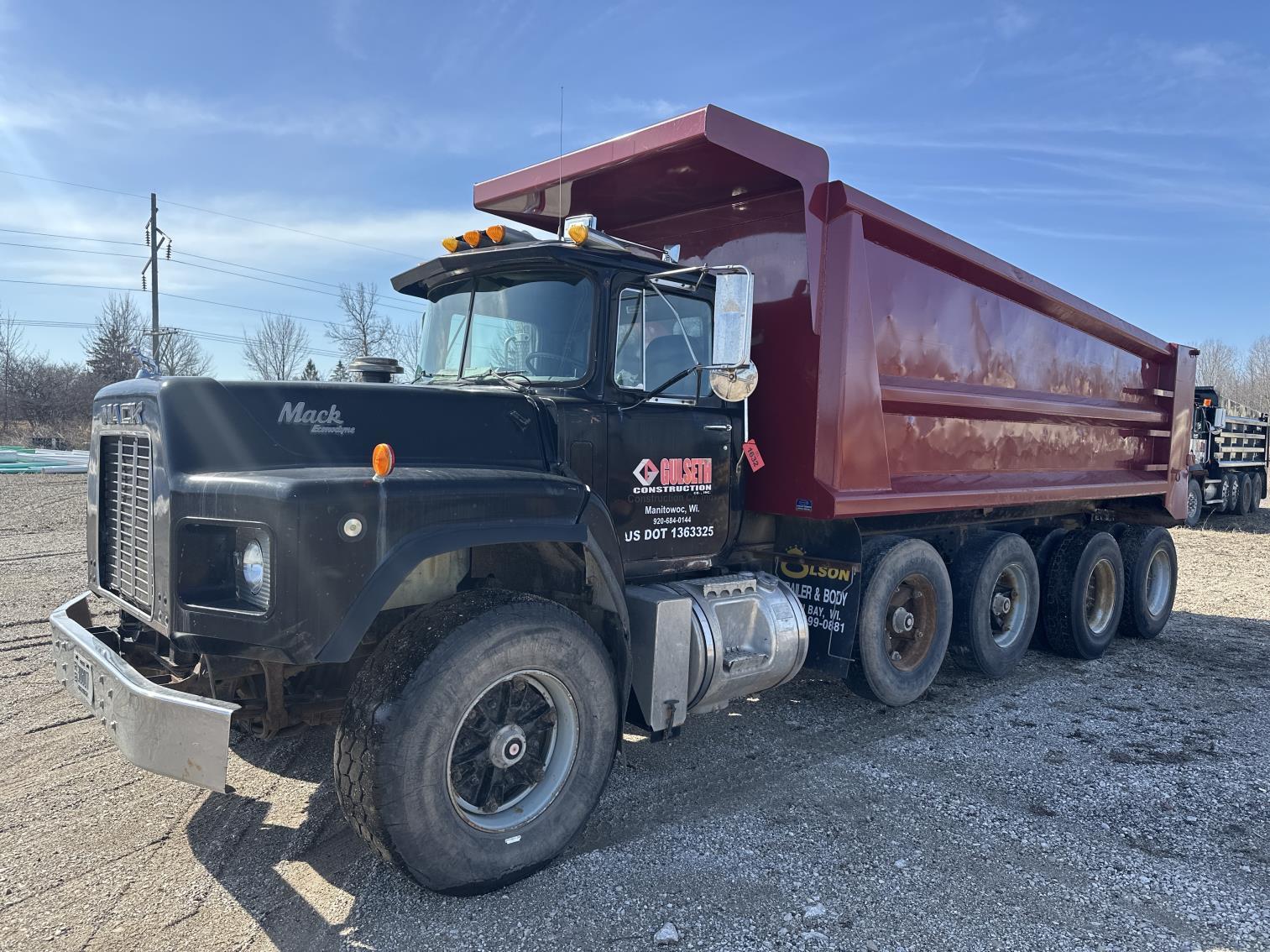 1991 Mack Rb688s Quad Axle Dump Truck