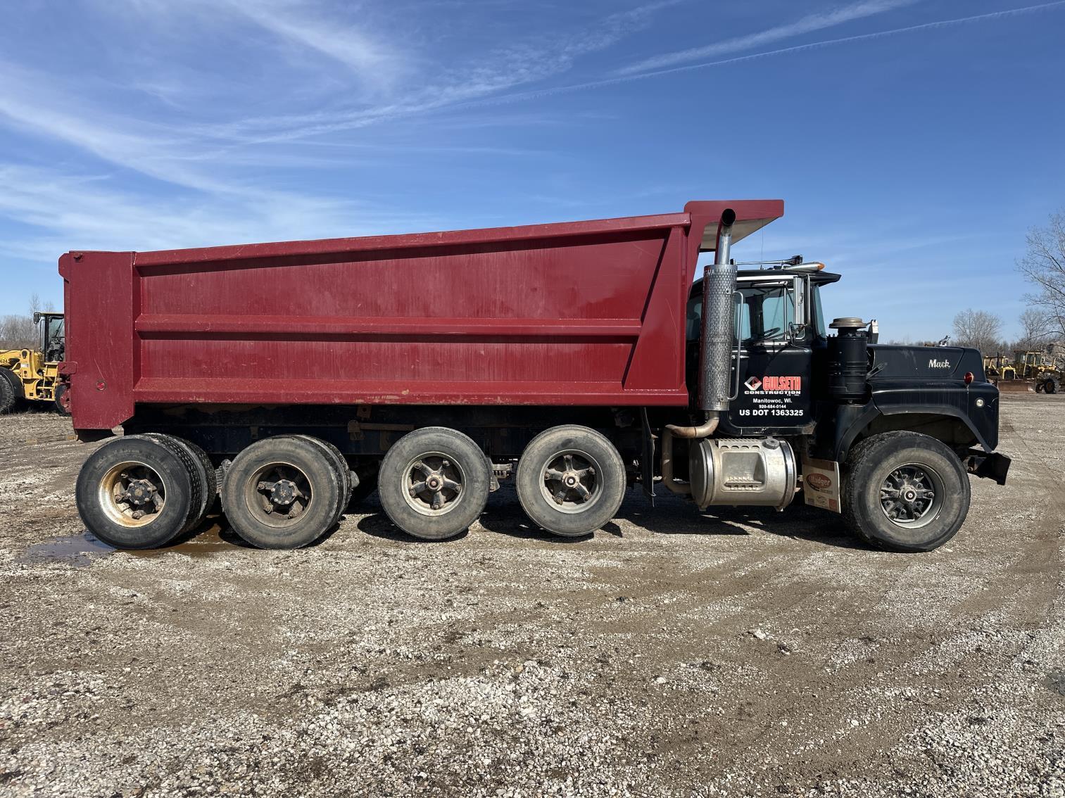 1991 Mack Rb688s Quad Axle Dump Truck