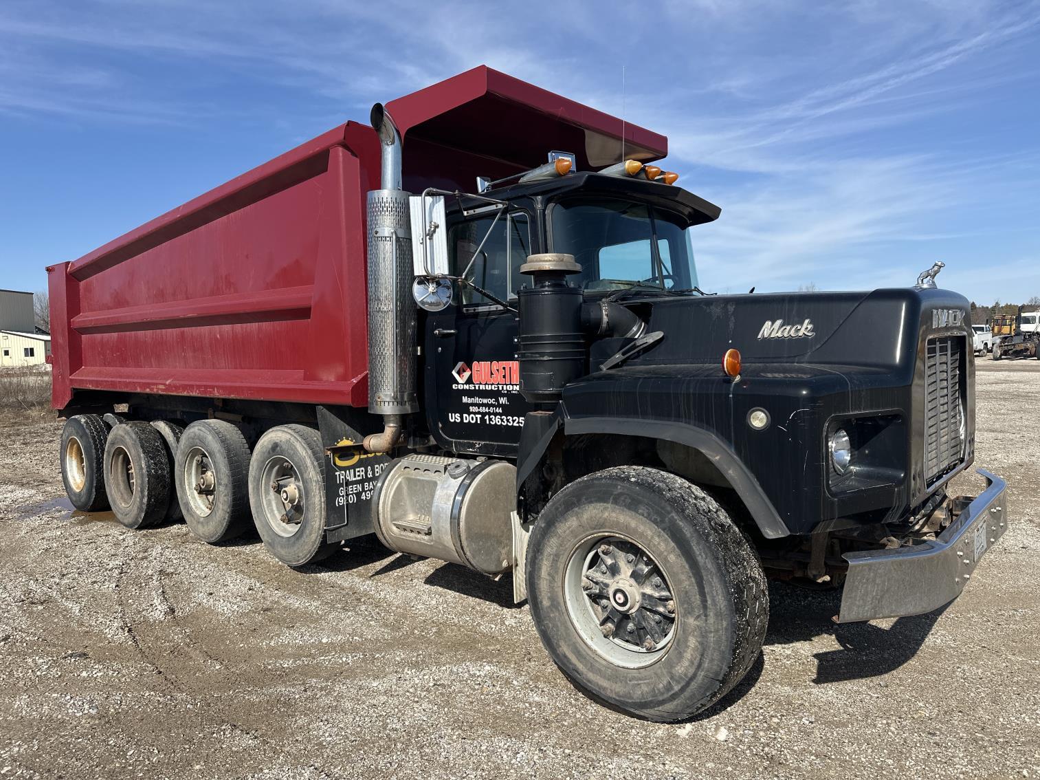 1991 Mack Rb688s Quad Axle Dump Truck