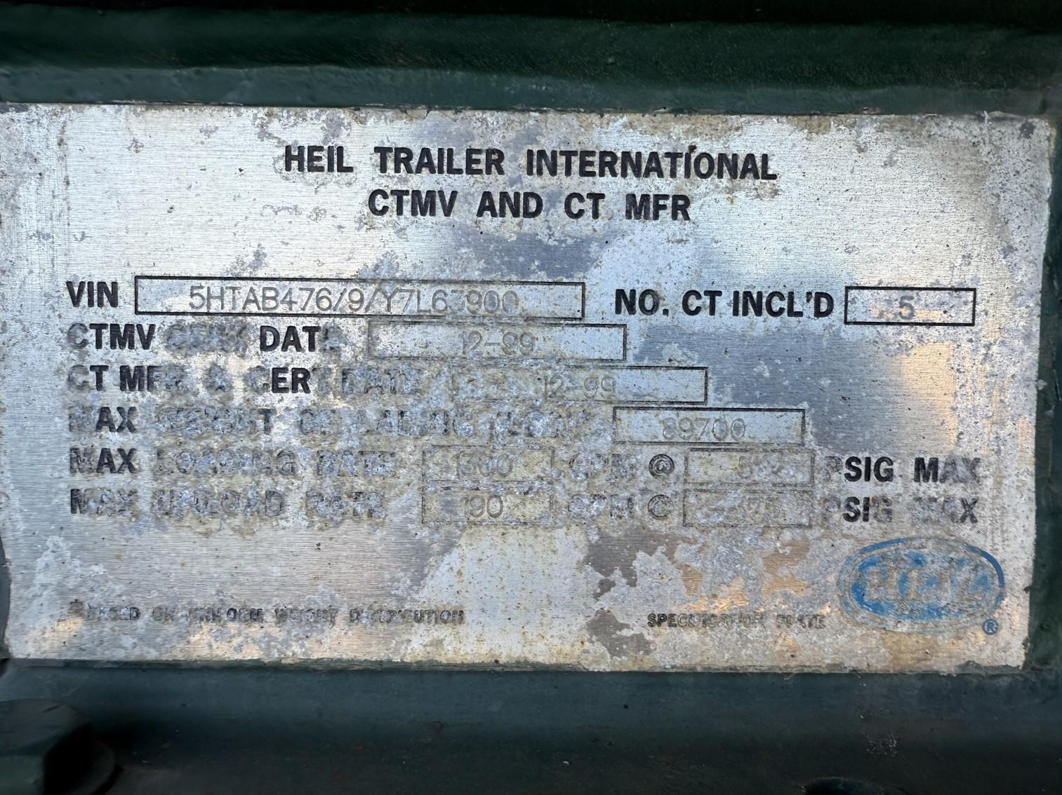 2000 Heil Tanker Trailer