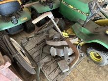 Walking Plow And Well Pump Jack