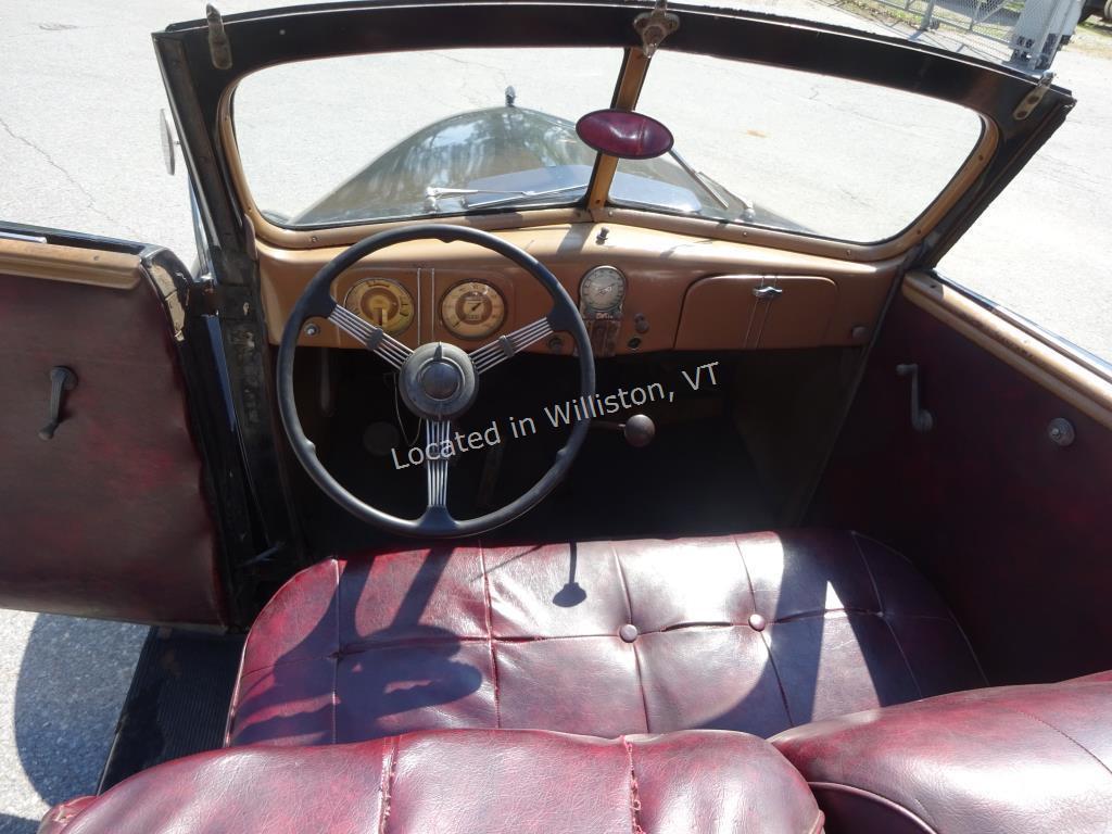 1937 FORD 2 DR CONVERTIBLE