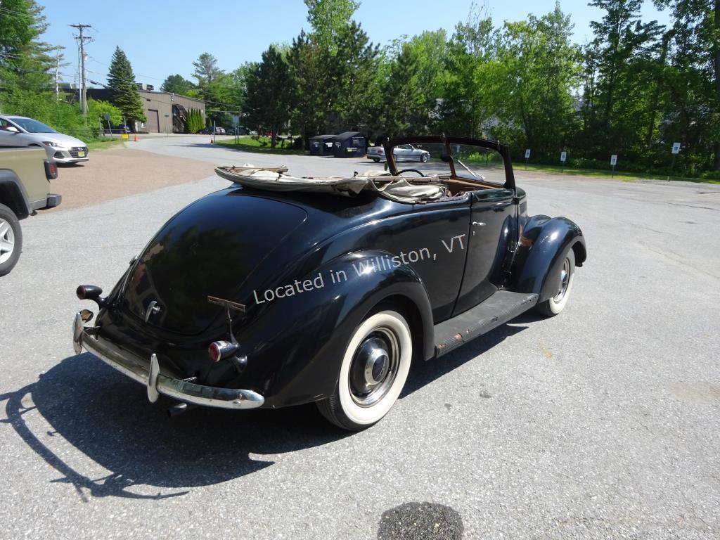 1937 FORD 2 DR CONVERTIBLE