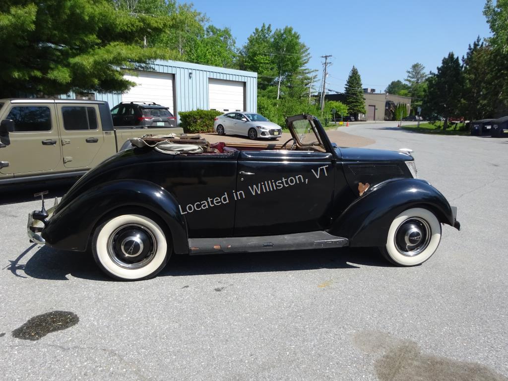 1937 FORD 2 DR CONVERTIBLE