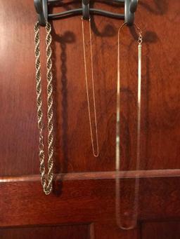 Lot of 3 Gold Chains