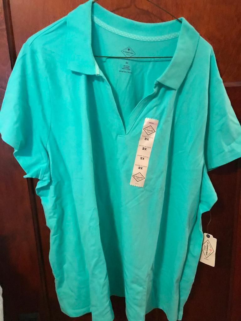 Lot of 2 St.John's Bay Women's 3X Tops -NWT