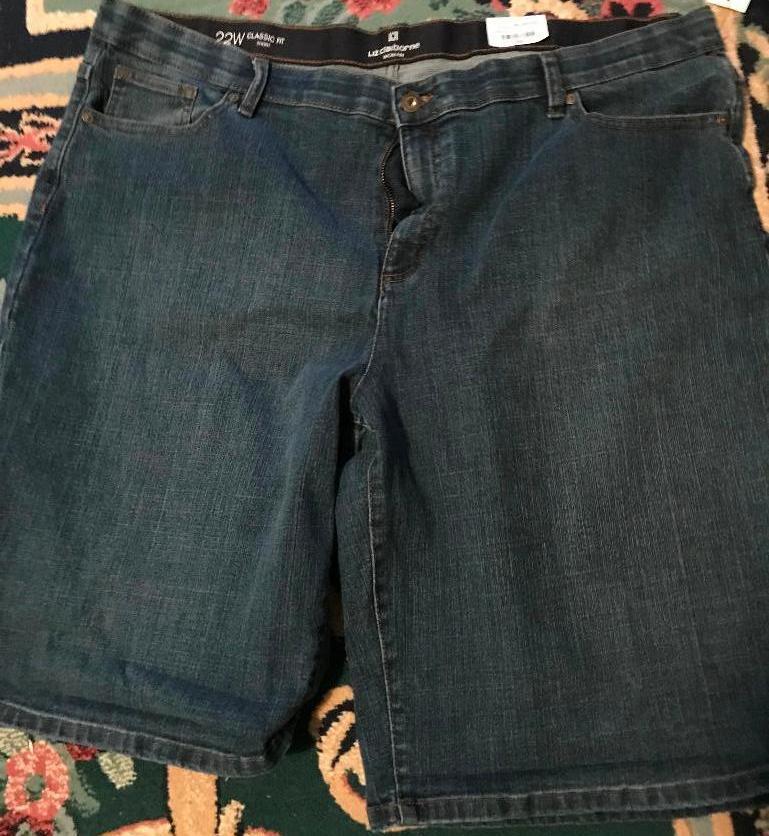 Size 22 Women's Jean Shorts - NWT