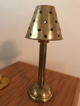 Lo of 4 Brass Candlesticks