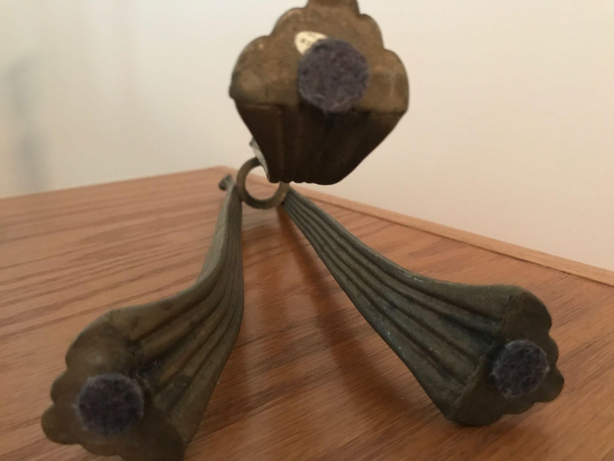 Lo of 4 Brass Candlesticks