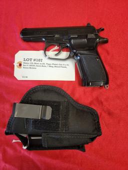 CZ (N.I LLC W. Hurley, NY) Model m.82 9x18 Pistol