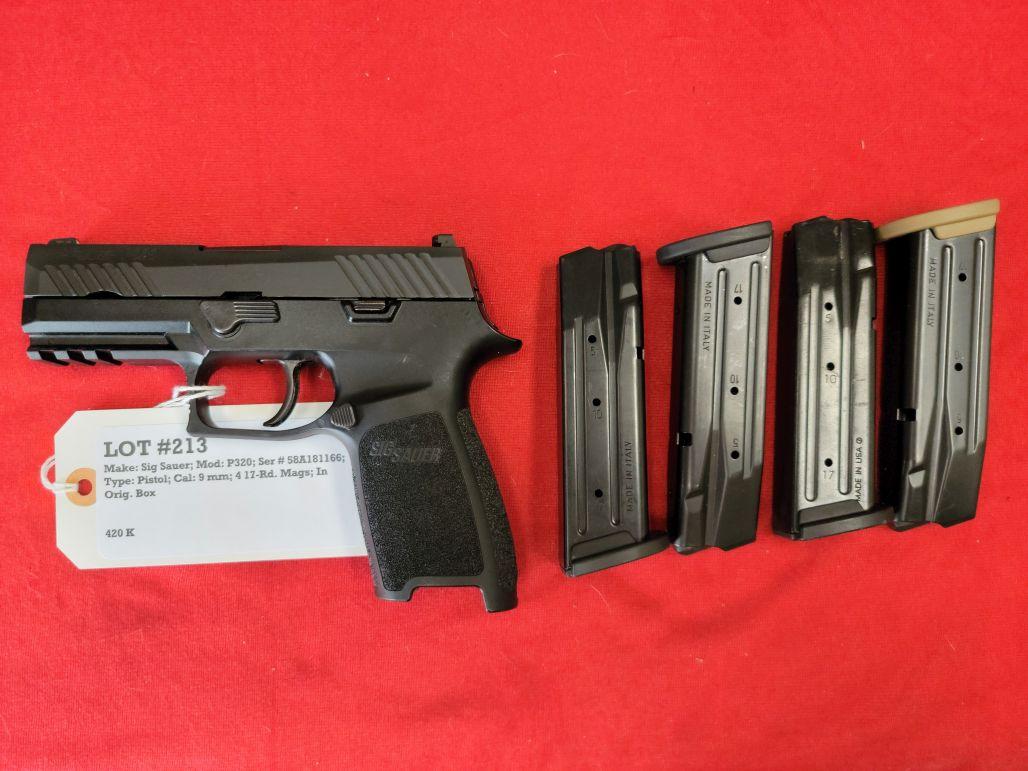Sig Sauer P320 9mm Pistol