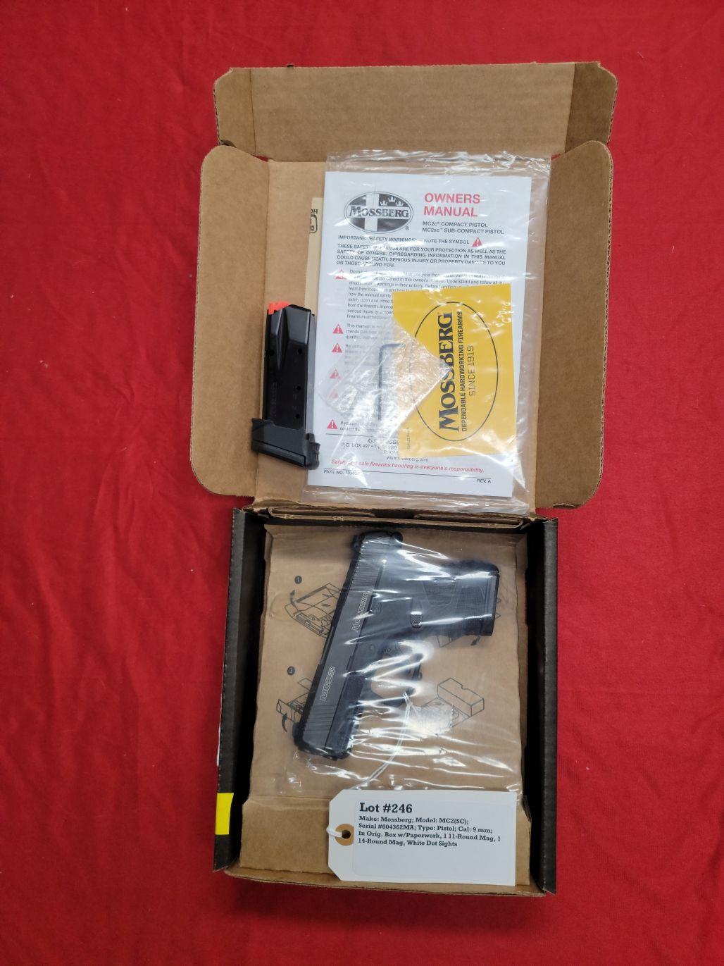 Mossberg Mod MC2(SC) 9mm Pistol