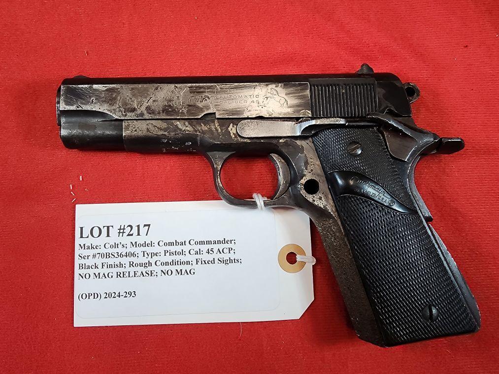 Colt's PT F.A. Mfg. Co. Model Combat Commander