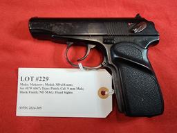 Makarov Model M9x18 mm