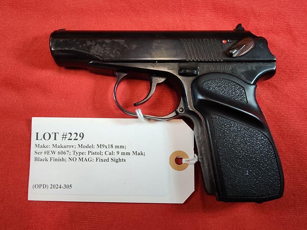 Makarov Model M9x18 mm