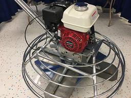 New Belle Group 36in Gas Powered Cement Trowel, Honda Engine, (Cart Not Included)