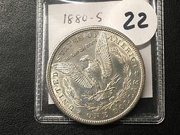 1880-S Morgan Dollar, AU