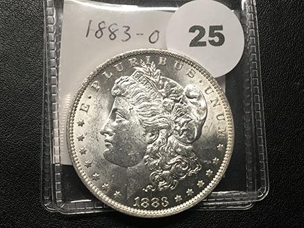 1883-O Morgan Dollar, AU
