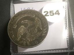 1826 Bust Half