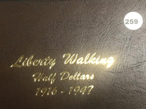 Walking Liberty Half Dansco Album with 9 Walkers, Nice