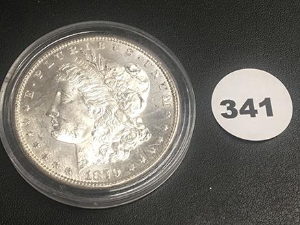 1879-S Morgan Silver Dollar Unc.
