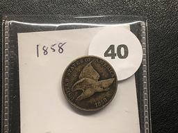 1858 Flying Eagle Cent