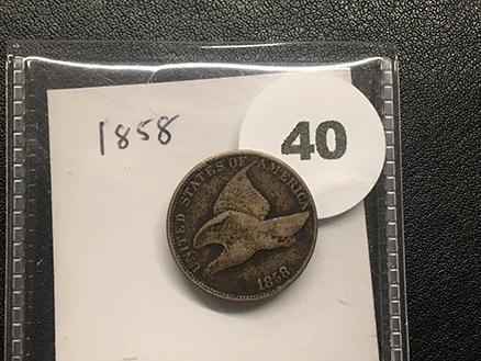 1858 Flying Eagle Cent