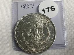 1887 Morgan Dollar Unc