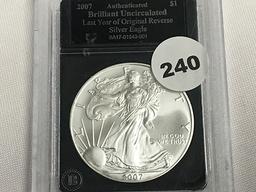 2007 American Silver Eagle Unc