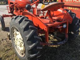 AC CA with Woods L59 Belly Mower, runs good (Consigned by Louise and the late Bill Bash)