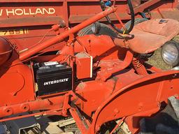 AC CA with Woods L59 Belly Mower, runs good (Consigned by Louise and the late Bill Bash)