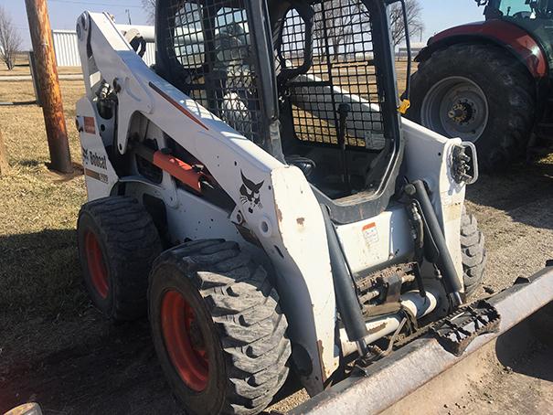 2012 Bobcat S650 Skid Steer, foot and hand control, 6 ft. material bucket, 4813 hours