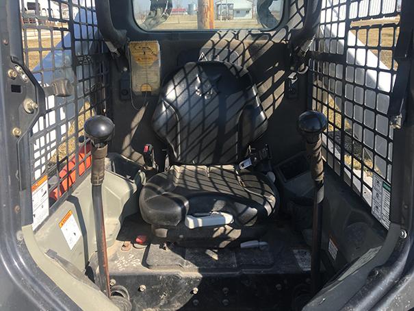 2012 Bobcat S650 Skid Steer, foot and hand control, 6 ft. material bucket, 4813 hours