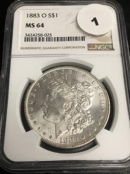1883-O Morgan MS64