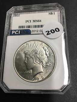 1922 Peace Dollar PCI MS64