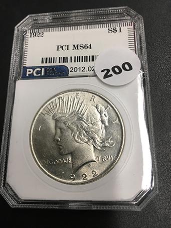 1922 Peace Dollar PCI MS64