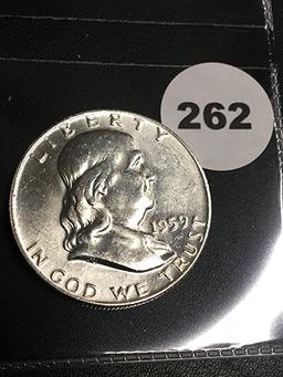 1959-D Franklin Half Dollar