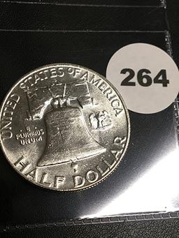 1960-D Franklin Half Dollar