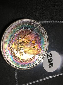 1882-S Morgan Dollar, Toning, Nice Coin