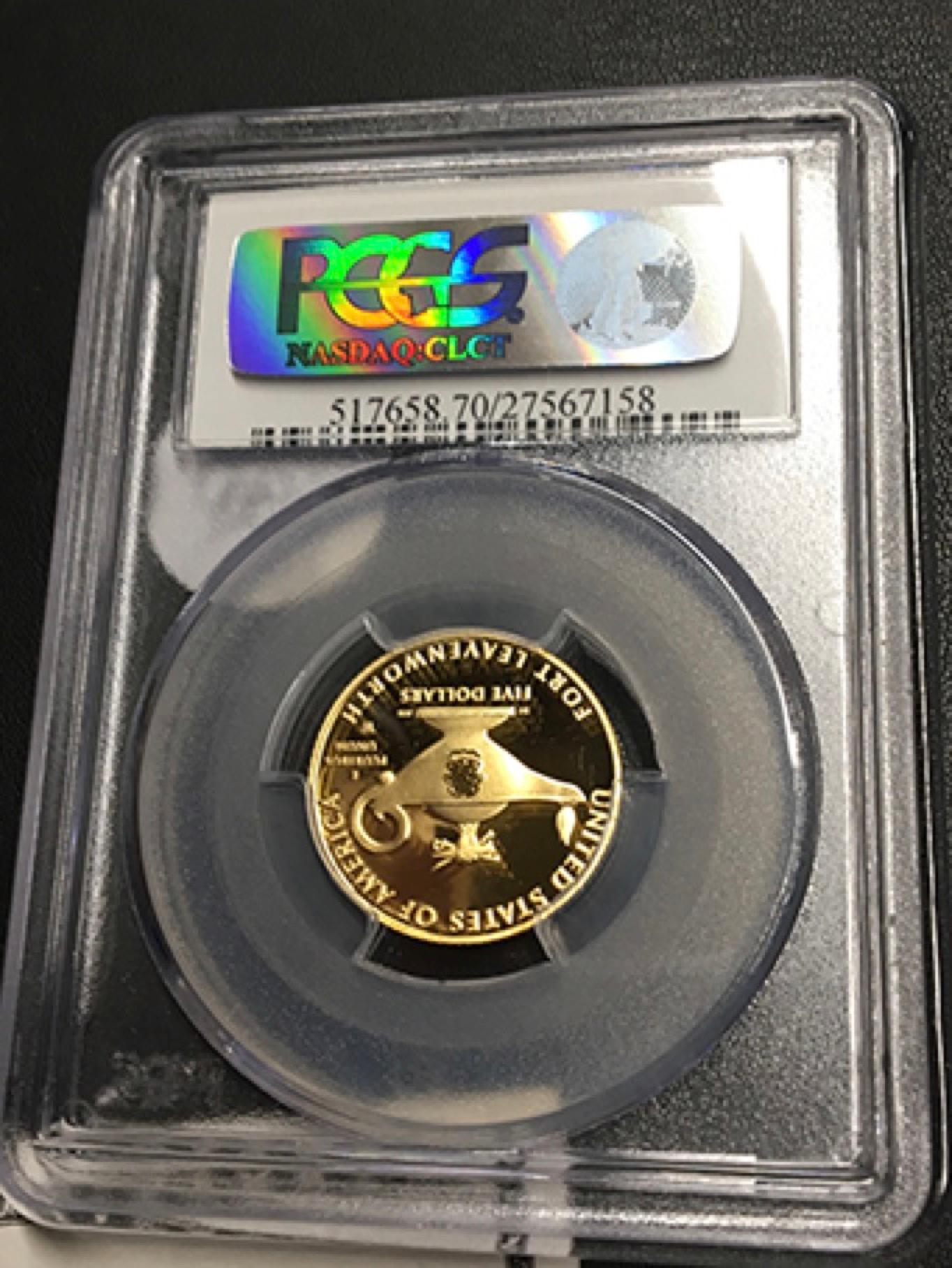 2013-W $5 Gold 5 Star Generals Comm. PCGS PR70DCAM, MacArthur, First Strike