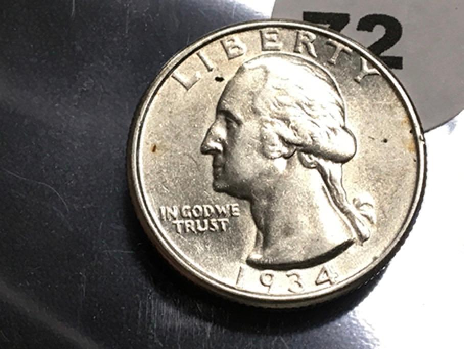 1934 Washington Quarter, High Quality